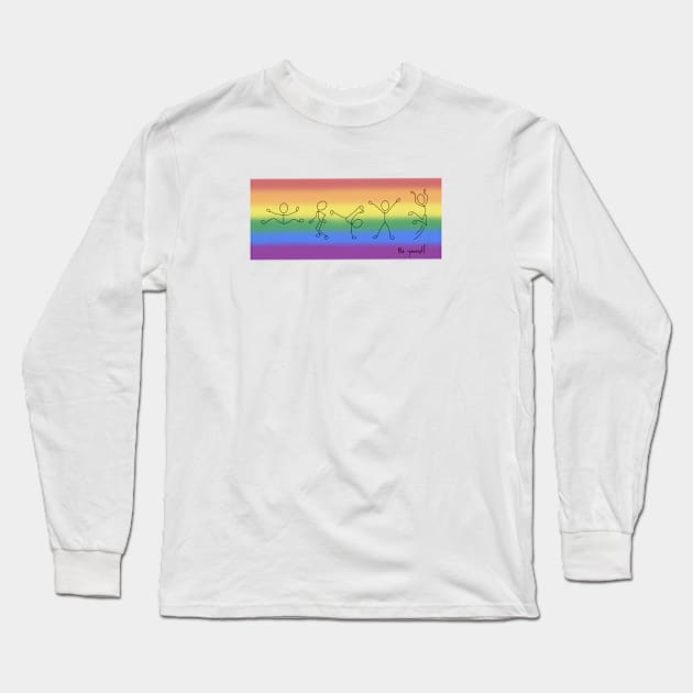 Be yourself Long Sleeve T-Shirt by pepques